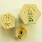 Aquamarine Solara Earrings Aaria Tees