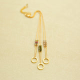 Champagne Quartz Solara Necklace Aaria Tees