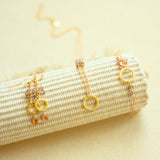 Champagne Quartz Solara Bracelet Aaria Tees