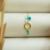 Aquamarine Solara Bracelet Aaria Tees