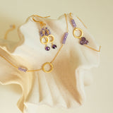 Amethyst Solara Necklace Aaria Tees