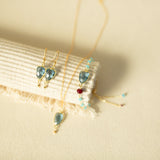 London Blue Quartz Silver Isla Bracelet Aaria Tees