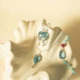 Silver Isla Earrings Aaria Tees