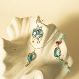 Silver Isla Necklace Aaria Tees