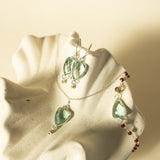 Green Amethyst Silver Isla Collection Aaria Tees