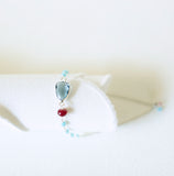 London Blue Quartz Silver Isla Bracelet Aaria Tees