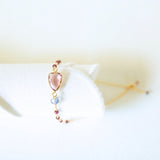 Rhodolite Garnet Gold Isla Bracelet Aaria Tees