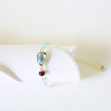 London Blue Quartz Gold Isla Bracelet Aaria Tees