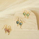 Gold Isla Earrings Aaria Tees
