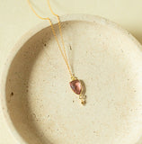 Gold Isla Necklace Aaria Tees