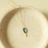 Gold Isla Necklace Aaria Tees