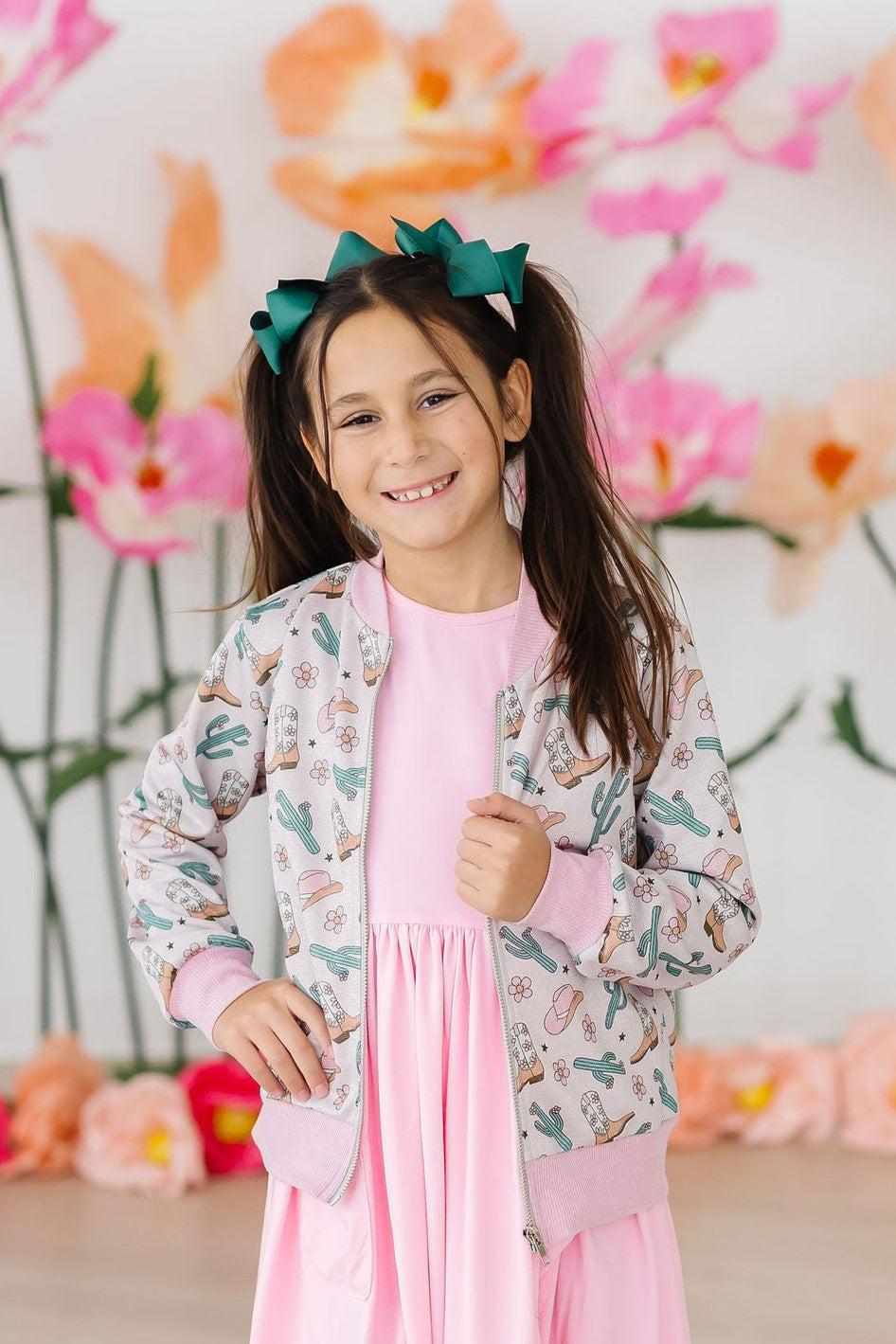 Cactus Cowgirl Shimmer Jacket - Aaria Tees Aaria Tees