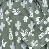Cactus Newborn Bamboo Gown - Aaria Tees Aaria Tees