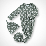 Cactus Newborn Bamboo Gown - Aaria Tees Aaria Tees