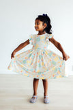 Campus Cutie Flutter Sleeve Twirl Dress - Aaria Tees Aaria Tees