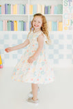 Campus Cutie Flutter Sleeve Twirl Dress - Aaria Tees Aaria Tees