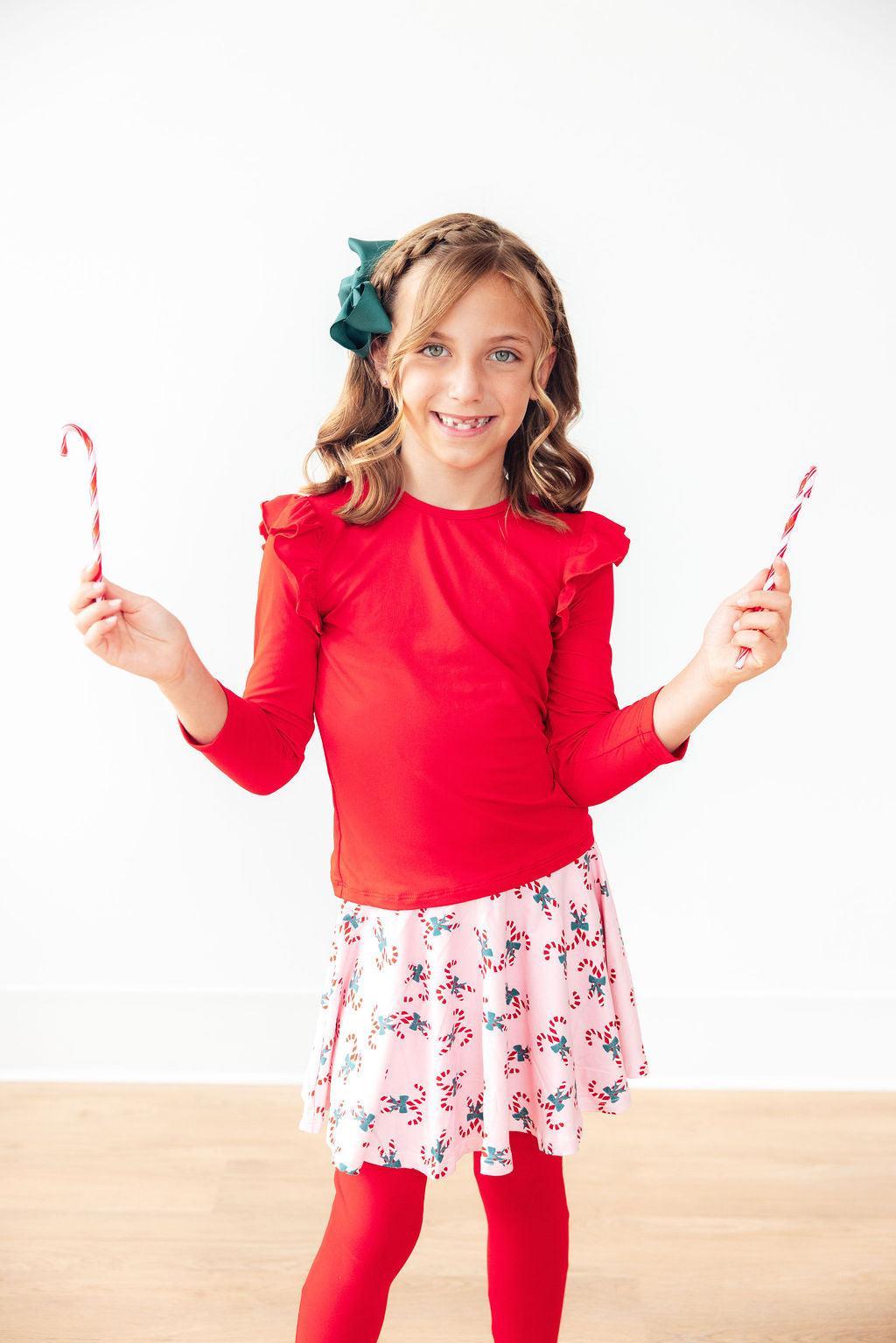 Candy Cane Cutie Twirl Skegging - Aaria Tees Aaria Tees