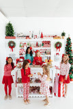 Candy Cane Lane L/S Ruffle Tee - Aaria Tees Aaria Tees