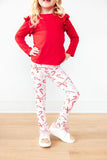Candy Cane Lane Leggings - Aaria Tees Aaria Tees