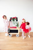 Candy Cane Lane Leggings - Aaria Tees Aaria Tees