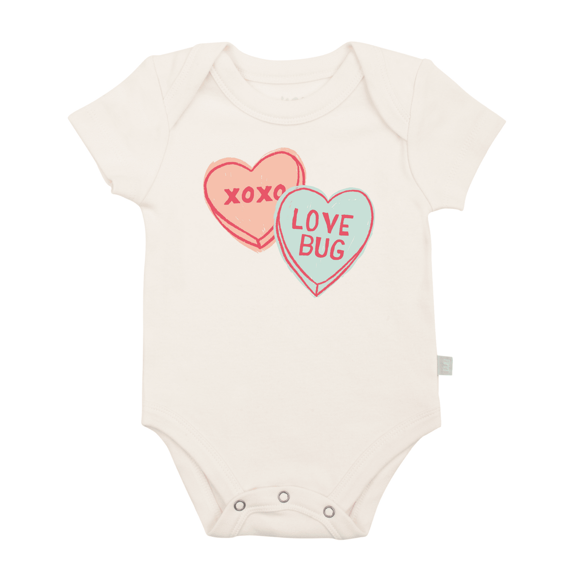 graphic bodysuit | candy hearts - Aaria Tees