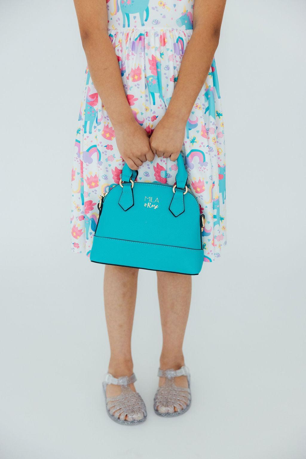 Caribbean Blue Girl's Crossbody Purse - Aaria Tees Aaria Tees