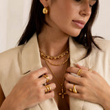 Ophelia Cross Necklace Aaria Tees