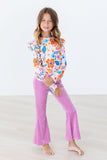 Carnation Pink Velvet Bells - Aaria Tees Aaria Tees