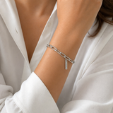 Carrie Paperclip Link Bracelet Aaria Tees