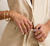 Carrie Paperclip Link Bracelet Aaria Tees