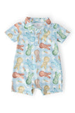 Carrot Patch Polo Shorty One-Piece - Aaria Tees Aaria Tees