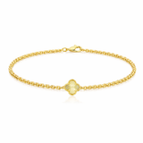 Rosalie Clover Chain Bracelet Aaria Tees