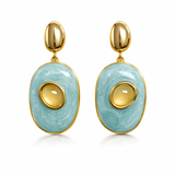 Glenda Light Blue Drop Earring Aaria Tees