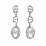 Roxanne Pave Drop Earring Aaria Tees