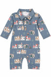 North Pole Express L/S Polo One-Piece - Aaria Tees Aaria Tees