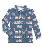 North Pole Express L/S Polo - Aaria Tees Aaria Tees