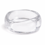Jessie Clear Acrylic Bangle Aaria Tees