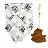 gift set | Boat lovie bib 2pc - Aaria Tees Aaria Tees