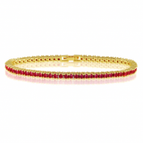 Karla Tennis Bracelet - Ruby Aaria Tees