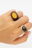 Katy Acrylic Ring - Brown Aaria Tees