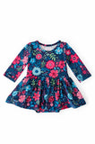 Sweet Gardenia L/S Twirl Bodysuit - Aaria Tees Aaria Tees