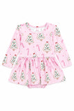 Christmas Cookies L/S Twirl Bodysuit - Aaria Tees Aaria Tees