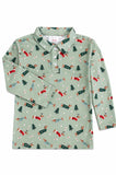 Dachshund Through the Snow L/S Polo - Aaria Tees Aaria Tees