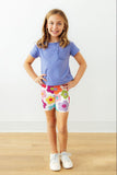 Cheerful Blooms Twirl Shorts - Aaria Tees Aaria Tees
