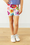 Cheerful Blooms Twirl Shorts - Aaria Tees Aaria Tees