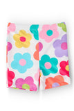 Cheerful Blooms Twirl Shorts - Aaria Tees Aaria Tees