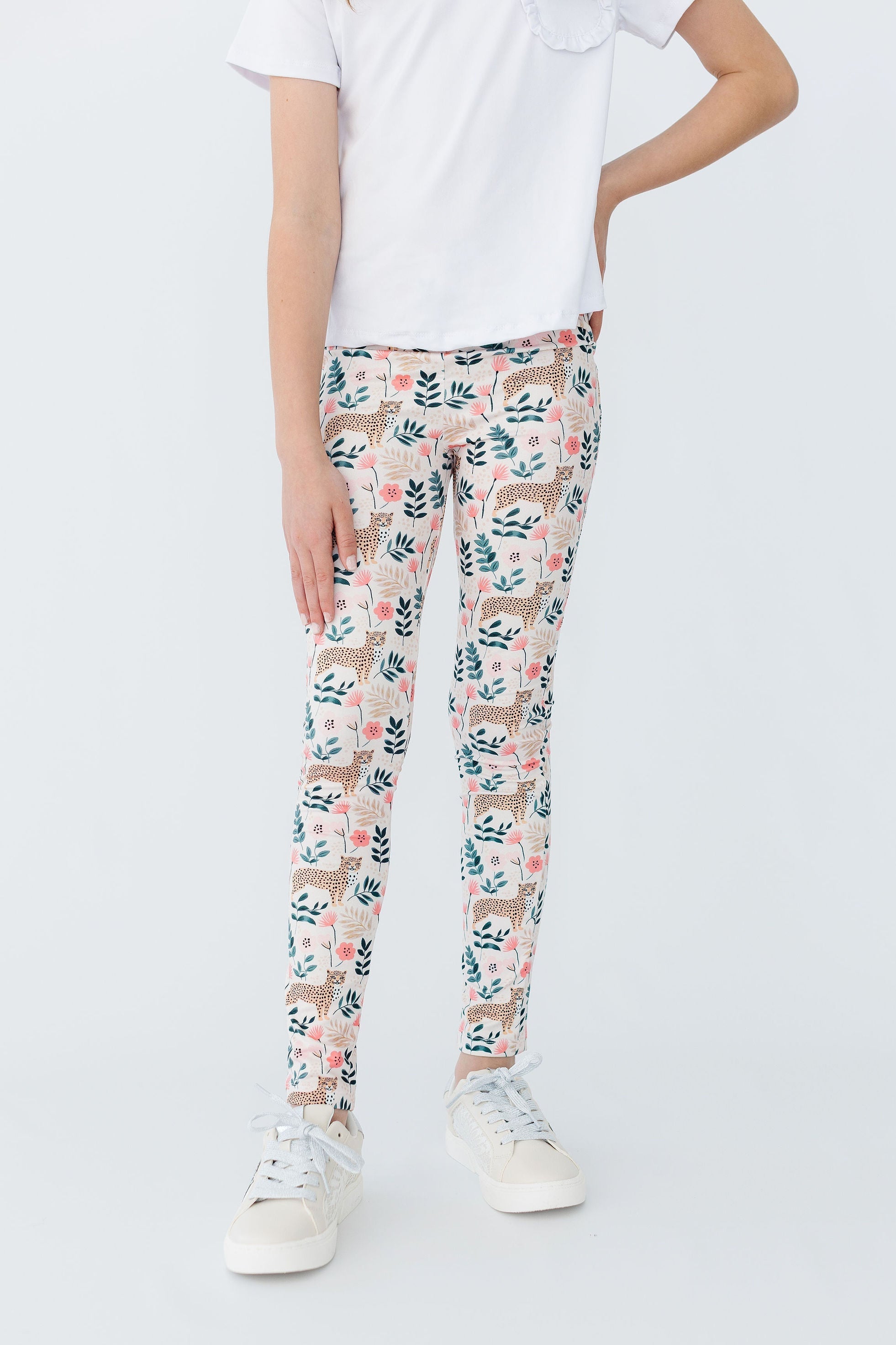 Cheetah Girl Leggings - Aaria Tees Aaria Tees