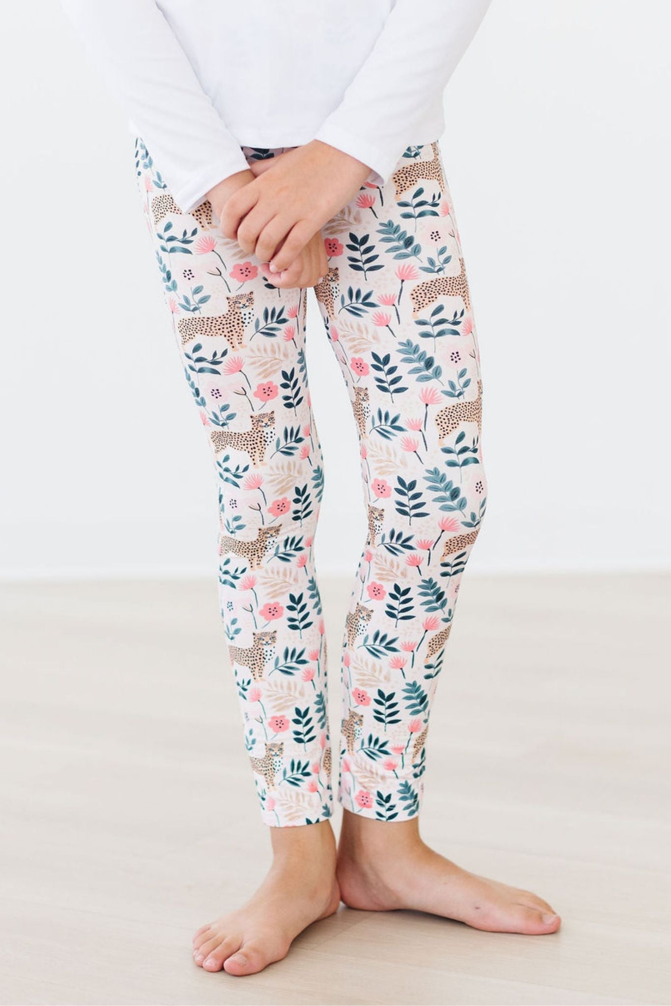 Cheetah Girl Leggings - Aaria Tees Aaria Tees