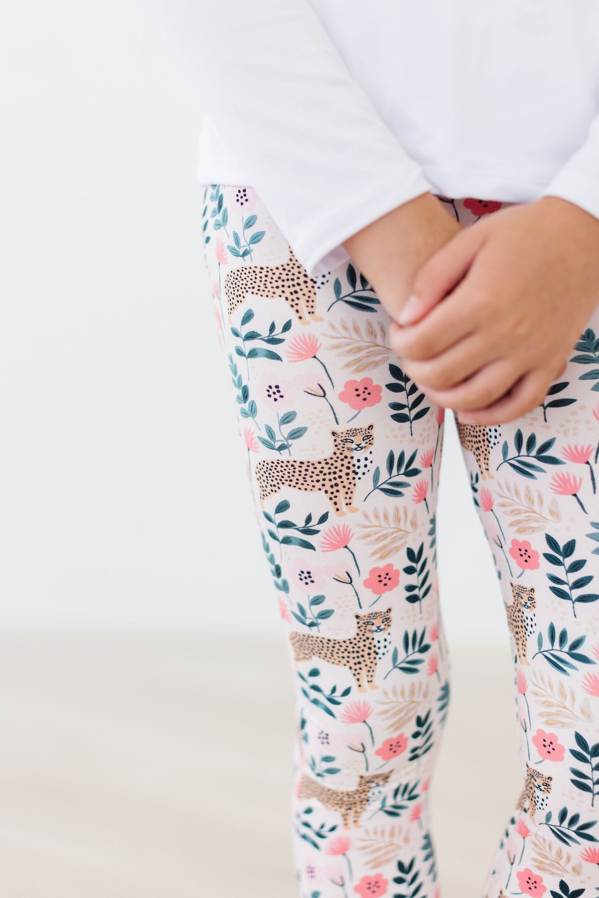 Cheetah Girl Leggings - Aaria Tees Aaria Tees