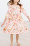 Chicks & Bunnies Ruffle Twirl Dress - Aaria Tees Aaria Tees